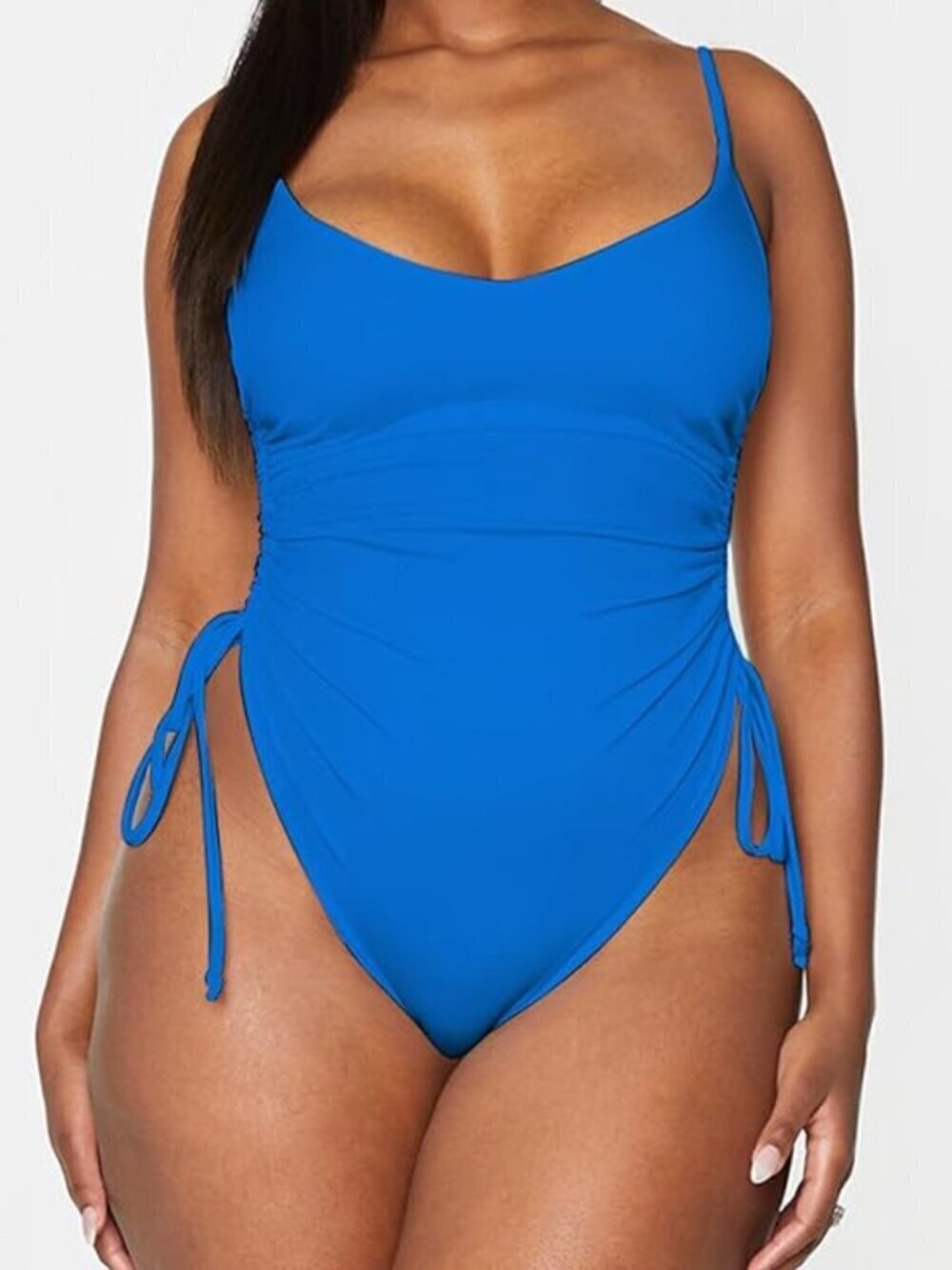 💙 Side-Cinch One-Piece Swimsuit | Size Medium | NWT